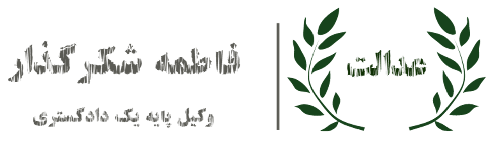 فاطمه شکرگذار- وکیل پایه یک دادگستری